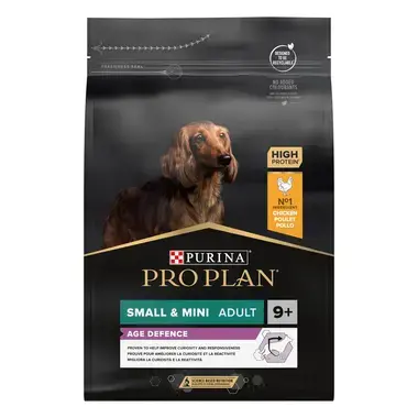 PRO PLAN® Age Defence Small & Mini Adult Dog 9+ Rig på kylling